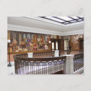WPA Murals 10 ~ postcard