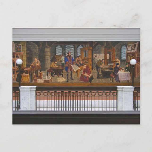 WPA Murals 5 ~ postcard (Front)