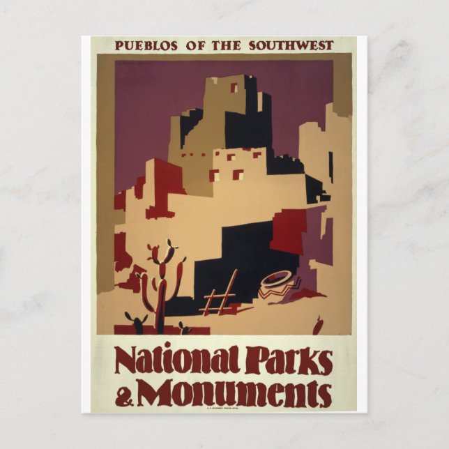WPA - National Parks Postcard (Front)