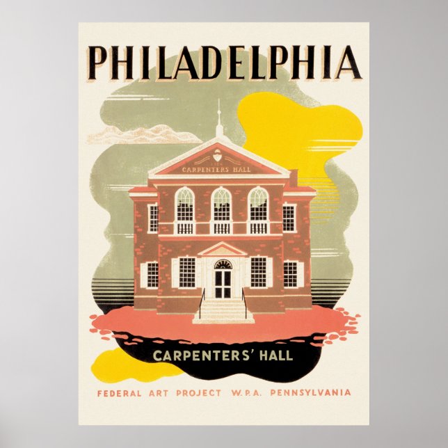 WPA Poster Philadelphia (Front)