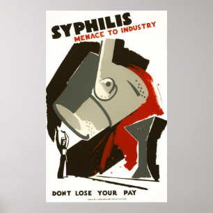 WPA SYPHILIS POSTER c. 1938