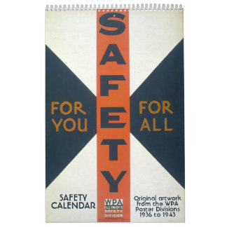 WPA Works Progress Administration Calendar