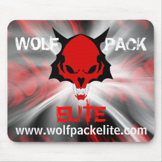 wpbg, wp_gryhead_transPNG, WOLF, PACK, ELITE, w... Mouse Pad