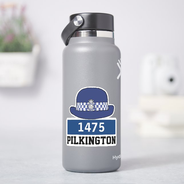 WPC Police Cap with Name & Number Sticker (HydroFlask)