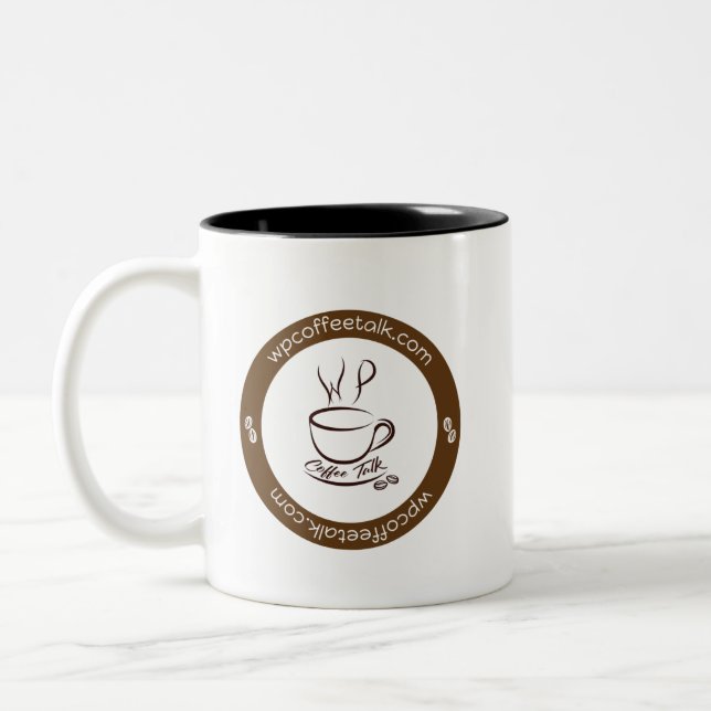 WPCoffeeTalk Mug (Logo on both sides) (Left)