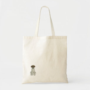 WPG Wirehaired Pointing Griffon Dog Art Tote Bag