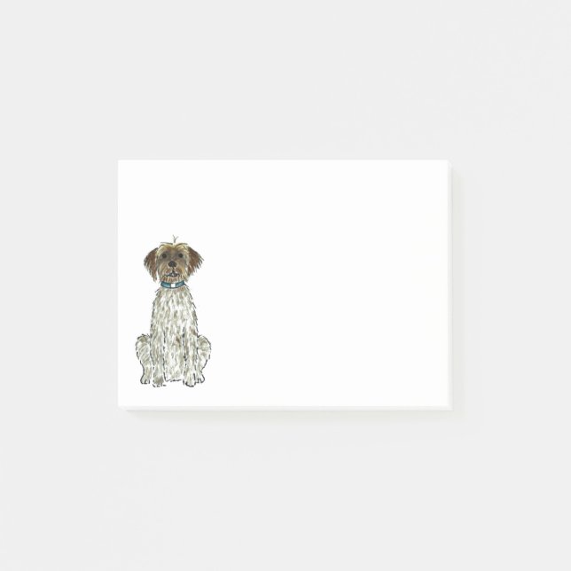WPG Wirehaired Pointing Griffon Dog Post-it Notes (Front)