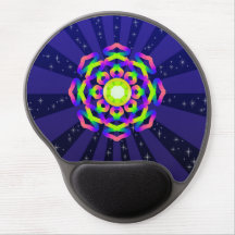WQ Kaleidoscope Round MousePad Burst Series #3