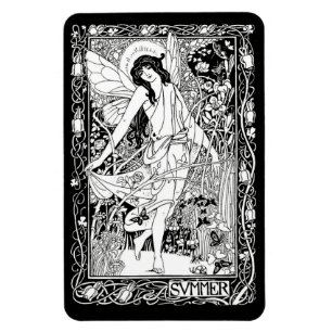 WQ MAGNET: Art Nouveau Fairy Magnet