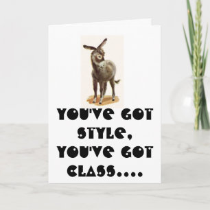 WR709040, You've got style,You've got class.... Card