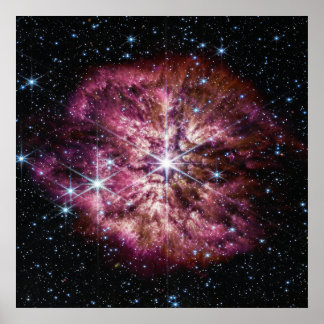 WR 124 Star & Nebula | Bright Stars | JWST Poster