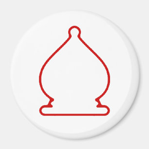 WR Bishop - Zero Gravity Chess (USA C) Magnet