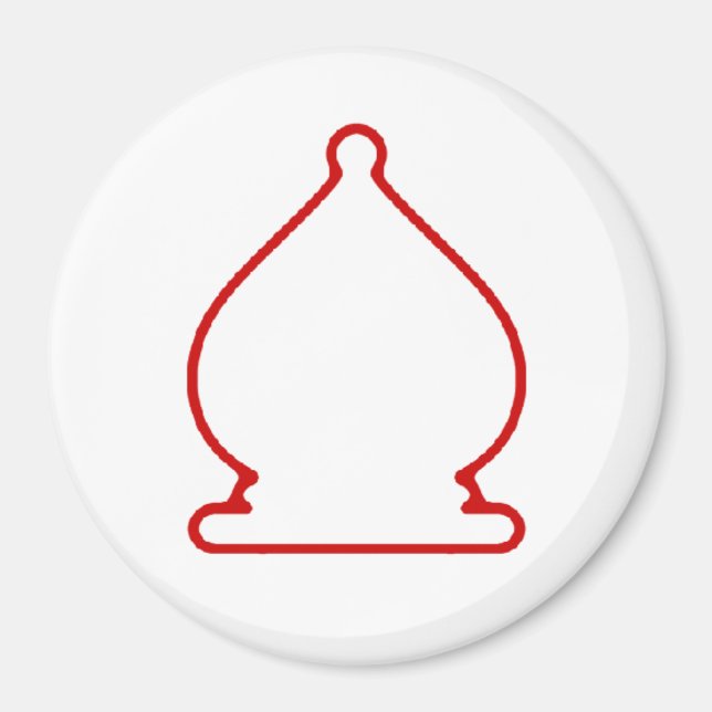 WR Bishop - Zero Gravity Chess (USA C) Magnet (Front)