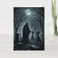 Wraith in the Graveyard Halloween