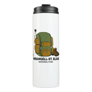 Wrangell-St. Elias National Park Backpack Thermal Tumbler