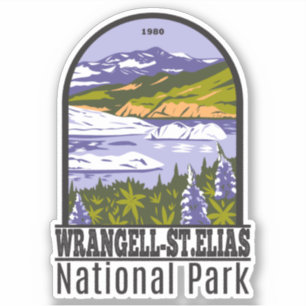 Wrangell St Elias National Park Nizina Lake Retro
