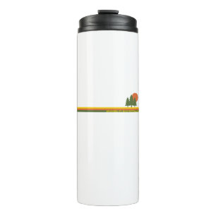 Wrangell-St. Elias National Park Pine Trees Sun Thermal Tumbler