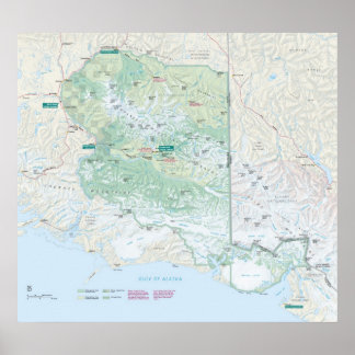 Wrangell St. Elias National Park Poster