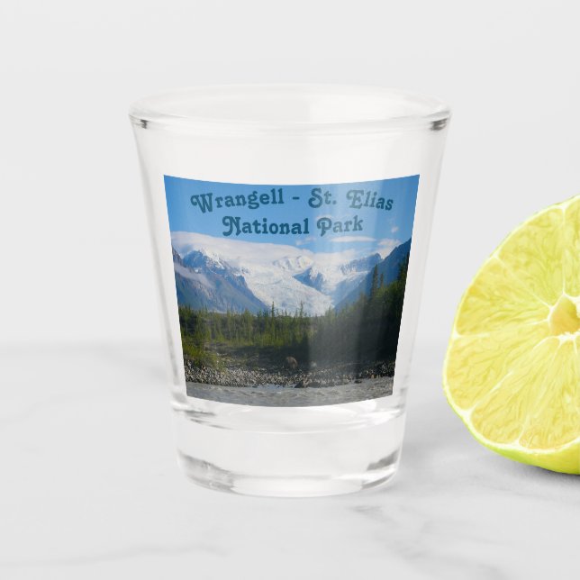 Wrangell-St. Elias National Park Shot Glass (Front)