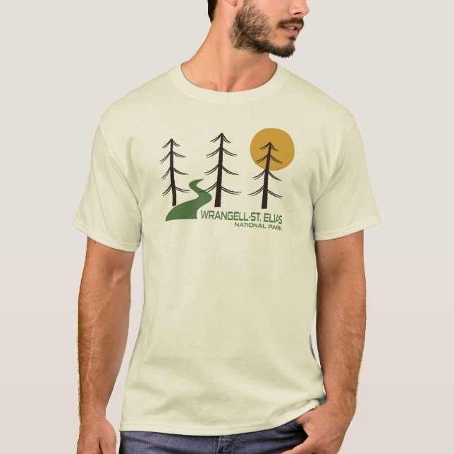 Wrangell-St. Elias National Park Trail T-Shirt (Front)