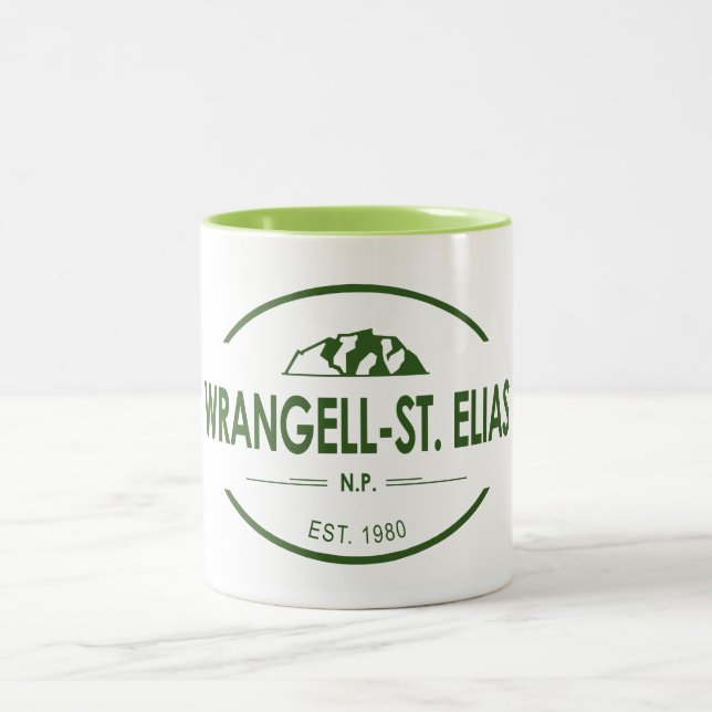 Wrangell–St. Elias National Park Two-Tone Coffee Mug (Center)