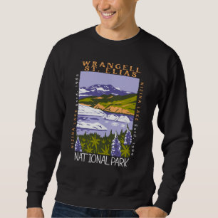 Wrangell St Elias National Park Vintage Distressed Sweatshirt