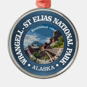 Wrangell-St Elias (NP2) Metal Ornament