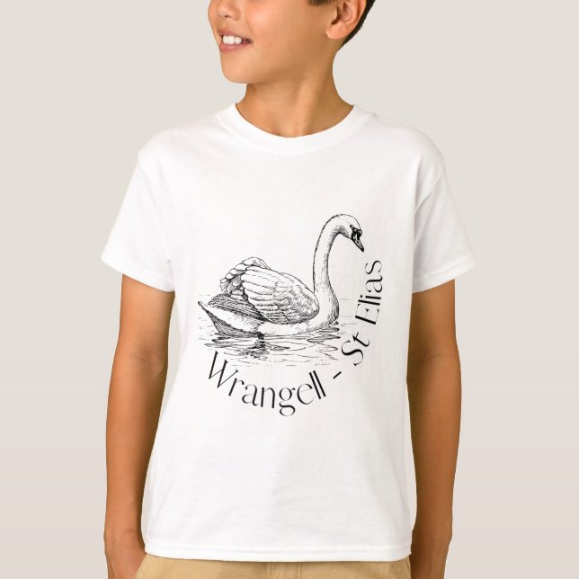 Wrangell - St Elias Trumpeter swans national park  T-Shirt (Front)