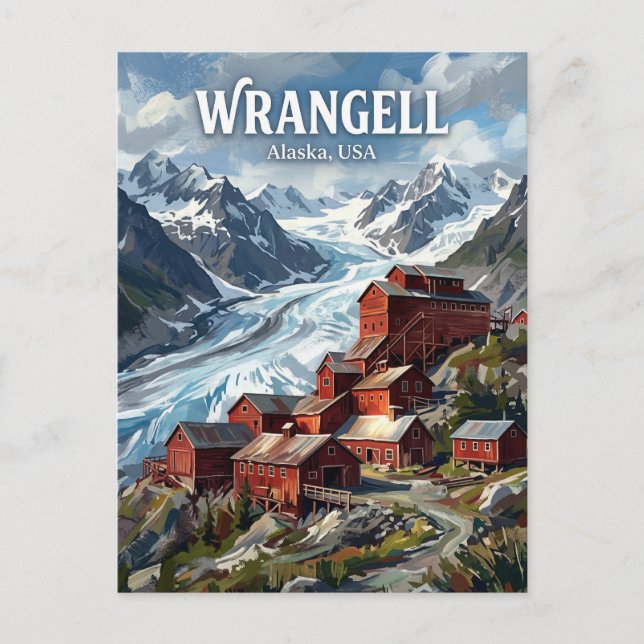 Wrangell-St. Elias USA Postcard (Front)