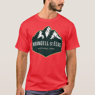 WrangellSt Elias National Park Badge TShirt