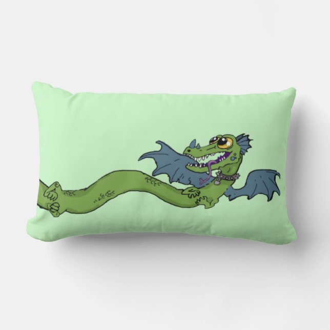 Wrap Around Dragon ~Throw Pillow (Front)