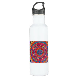 Wrap around mandala drink bottle