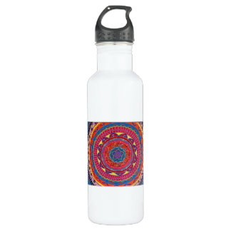 Wrap around mandala drink bottle