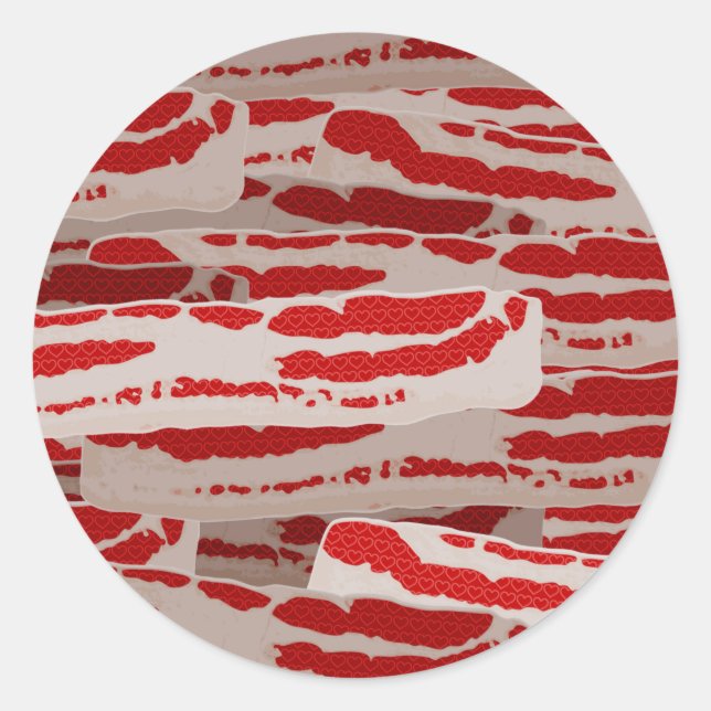 Wrap It In Bacon! Classic Round Sticker (Front)