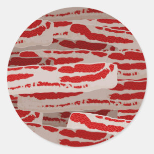 Wrap It In Bacon! Classic Round Sticker