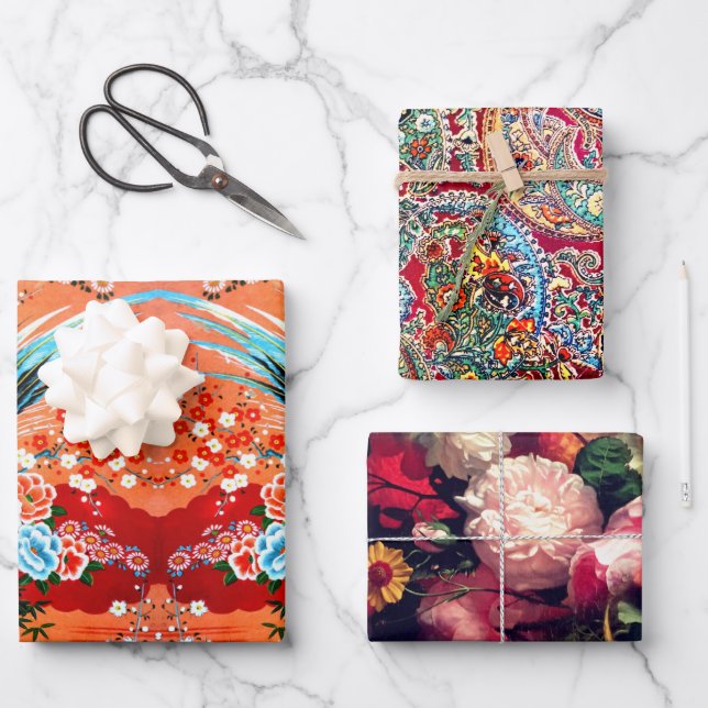 Wrap it in Beauty! Wrapping Paper Sheet (Front)