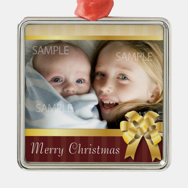 Wrap It Up Holiday Ornament (Front)