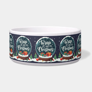 Wrap It Up It’s Christmas Snow Globe Design