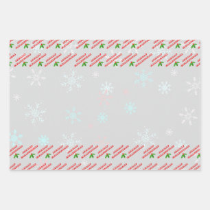 Wrap it up-merry christmas wrapping paper sheet