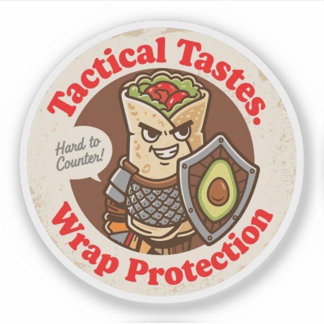 Wrap Protection Funny Combat Burrito (Front)