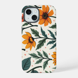 Wrap with flowers iPhone 15 case