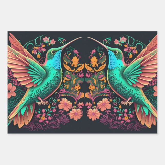 Wrap Your Gifts in Nature's Whispers Wrapping Paper Sheet (Front)