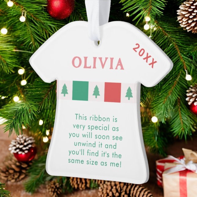 Wrap Your Height | Ribbon Height Christmas Ornament (Creator Uploaded)