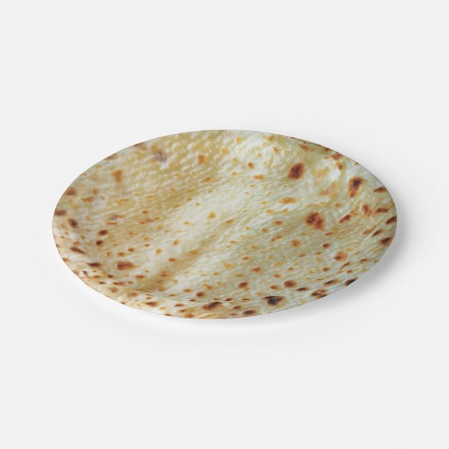 Wrap Your Table in Lefse Love Paper Plate (Angled)