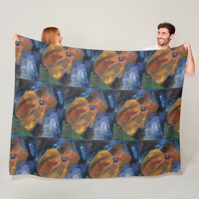 Wrap yourself in a Kiss Fleece Blanket (In Situ)