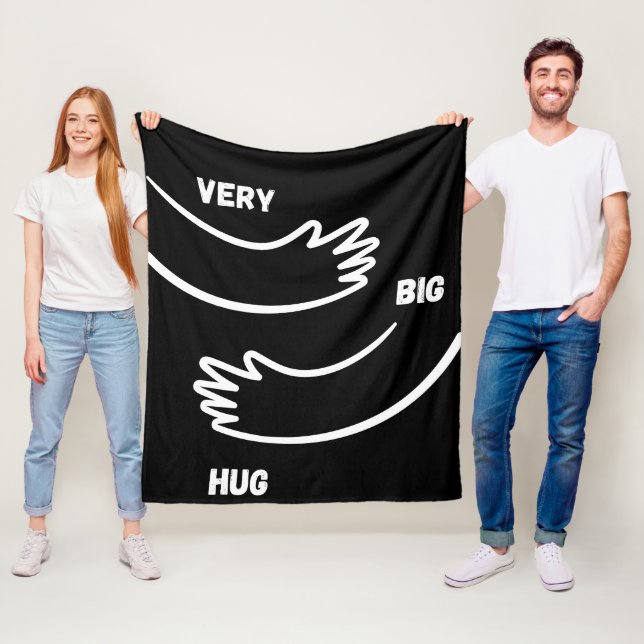Wrap Yourself in Warmth and Love with Big hug Fleece Blanket (In Situ)