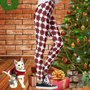 Wrap Yourself Up - Red Bow Leggings