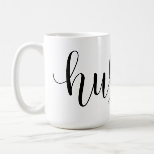 Wraparound "Hubby" Handwritten Script Coffee Mug