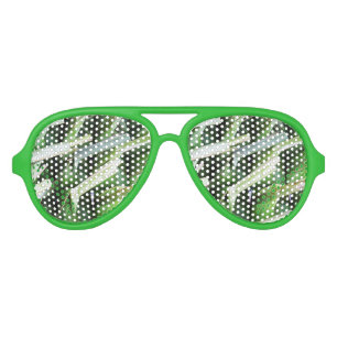 Wrapped Banana Leaf Packets Aviator Sunglasses