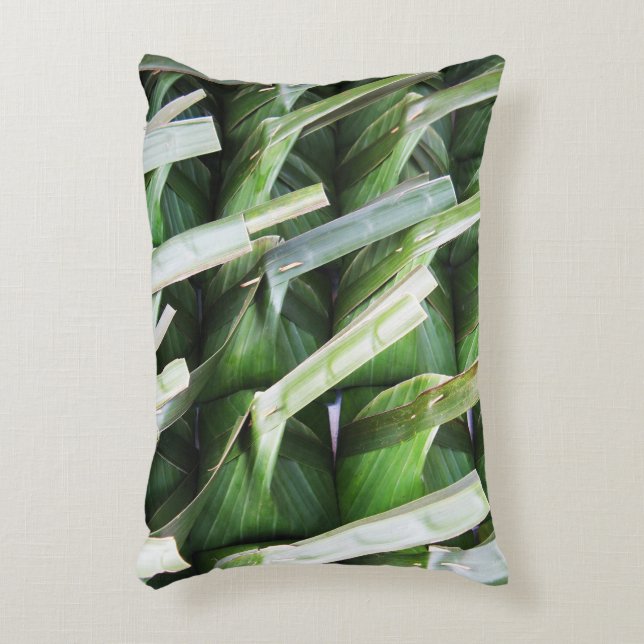 Wrapped Banana Leaf Packets Decorative Cushion (Front(Vertical))